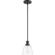 878-169 Transitional One Light Pendant in Bronze/Dark Finish