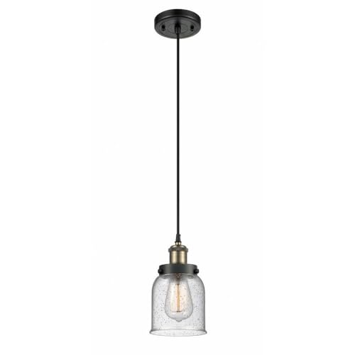 916-1P-BAB-G54 Transitional One Light Mini Pendant from Ballston Collection in Two-Tone