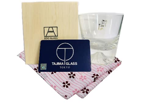 Tajima Glass Fuji Glass Sakura TG16-015-RS rocks glass Japanese Traditional