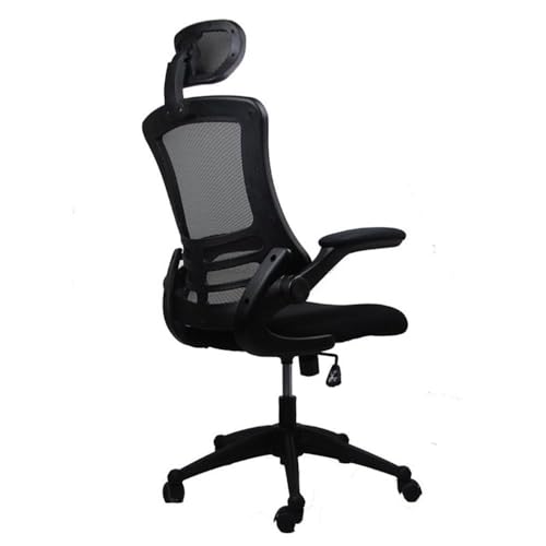 Executive High Back Office Chair with Headrest in Black