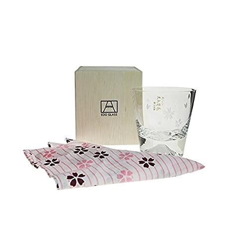 Tajima Glass Fuji Glass Sakura TG16-015-RS rocks glass Japanese Traditional