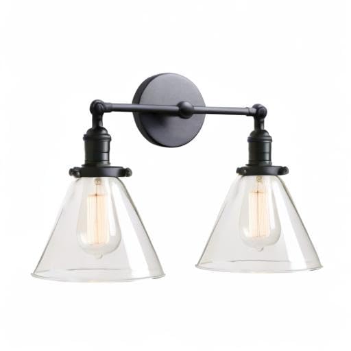 Double Sconce Vintage Industrial 2-Lights Sconce Antique Wall Sconces