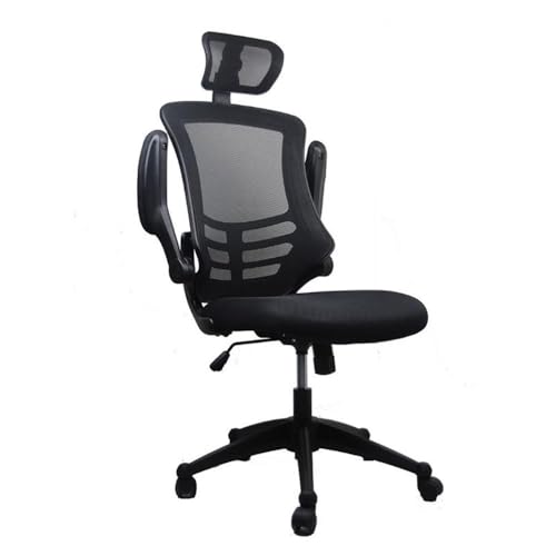 Executive High Back Office Chair with Headrest in Black
