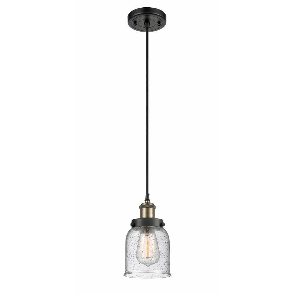 916-1P-BAB-G54 Transitional One Light Mini Pendant from Ballston Collection in Two-Tone
