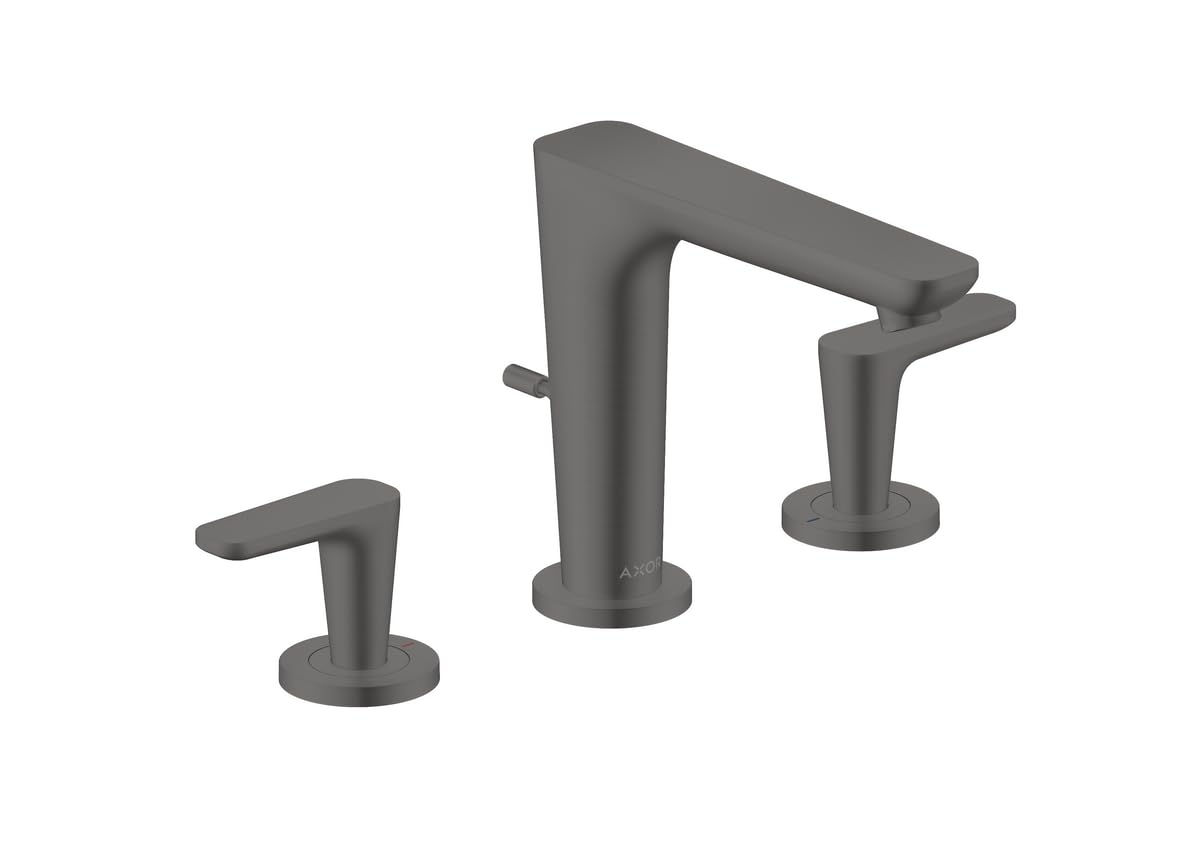 Automatic Sensor Touchless BathroomSink Faucet Hot and Cold Mixer Sensor Faucet with Control Box Vanity Faucets Hands Free Bathroom Water Tap with Control Box,Matte Black