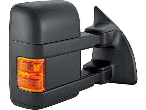 Passenger Side Power Mirror - Textured with Ambient Air Temperature