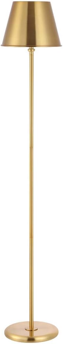 Lighting Collection Asher 60-inch Brass Iron Floor Lamp (LED Bulb Included) FLL4094A