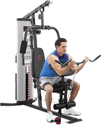 988 Multifunction Steel Home Gym 150lb Weight Stack Machine