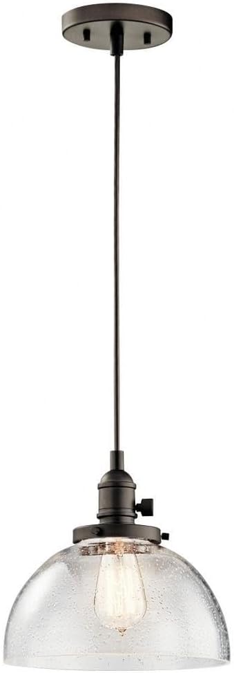 Avery 9.75" Globe Mini Pendant Industrial 1 Light Mini Pendant Ceiling Light Fixture