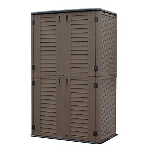 Sheds & Outdoor Storage, 52 Cu.ft Vertical Storage with Floor