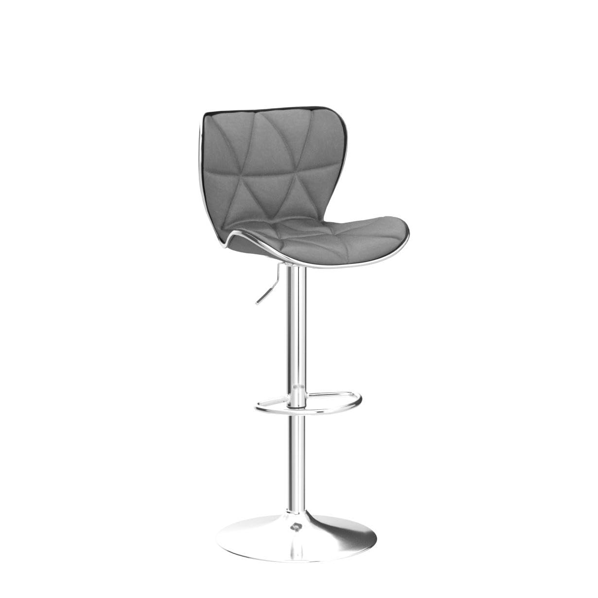 Adjustable Stool with Back, Swivel Bar, Kitchen, Dining, Living Room and Bistro Pub Barstools