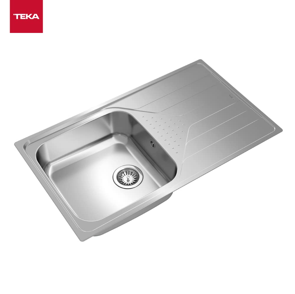 Universe Built-in Sink | 1 Bowl | Right Drainer | Stainless Steel | 50 x 86 x 19.5 cm
