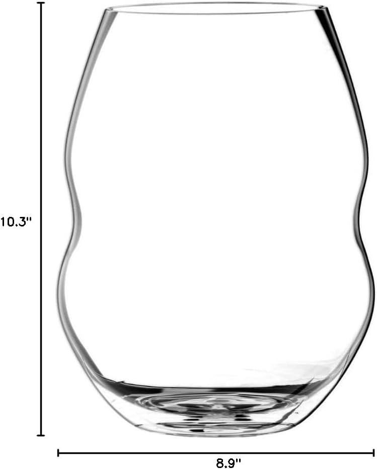 Stemless Red Wine Glass, Set of 6