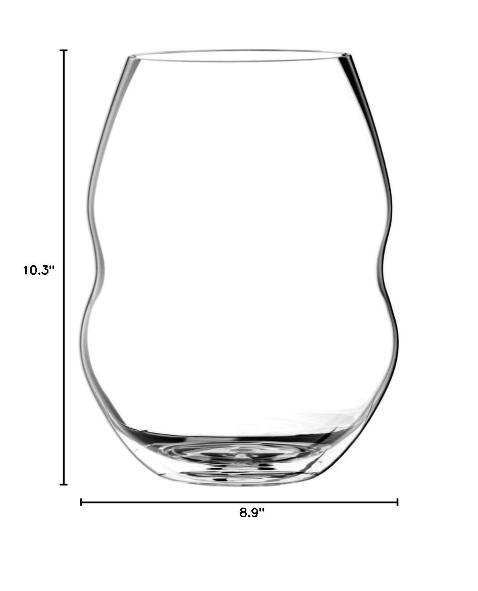Stemless Red Wine Glass, Set of 6