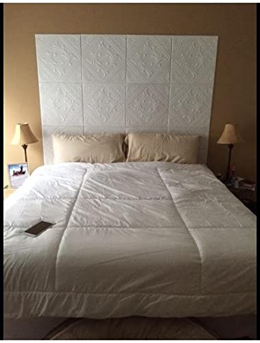 50pc of Anet White (20"x20" Foam) Ceiling Tiles - Covers About 135sqft