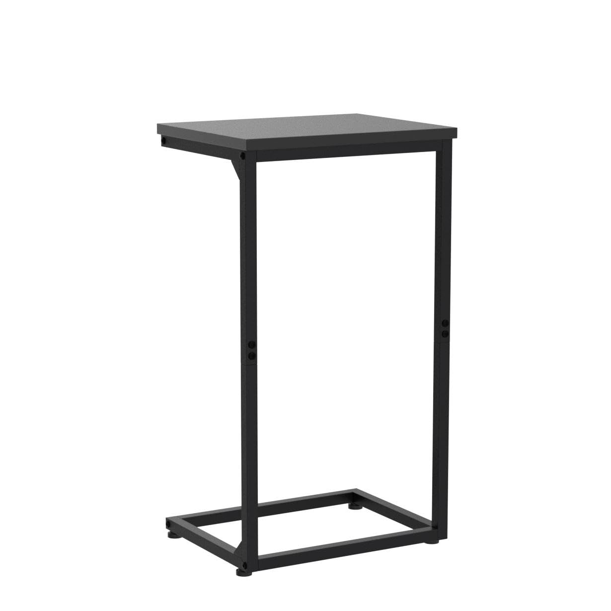 C Shaped End Table Set of 2, Couch Tables That Slide Under, living room