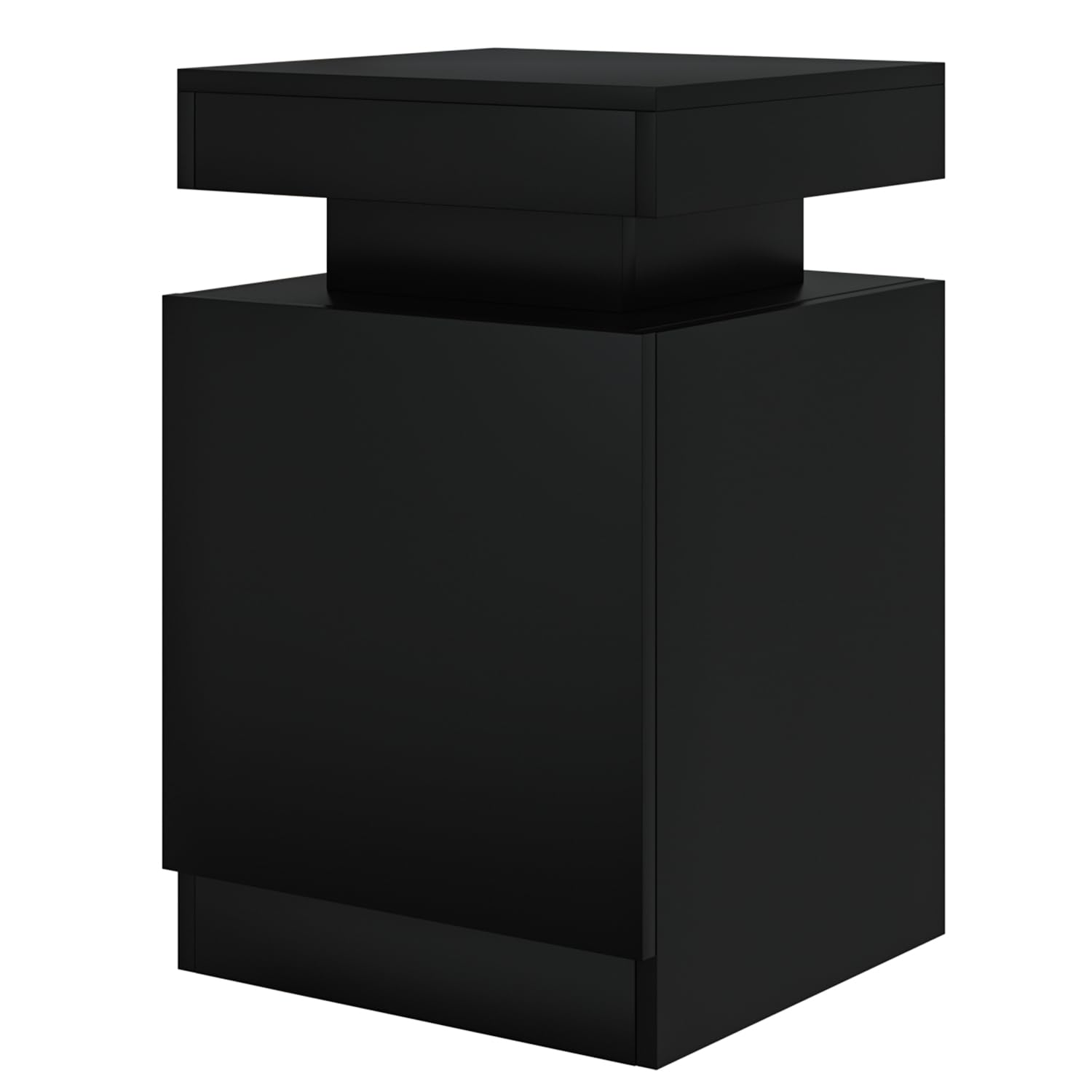 Nightstand Set of 2 with LED Lights,Night Stand