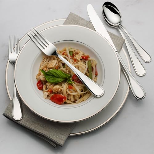 101-piece silverware set, 18/10 stainless steel cutlery set for 12