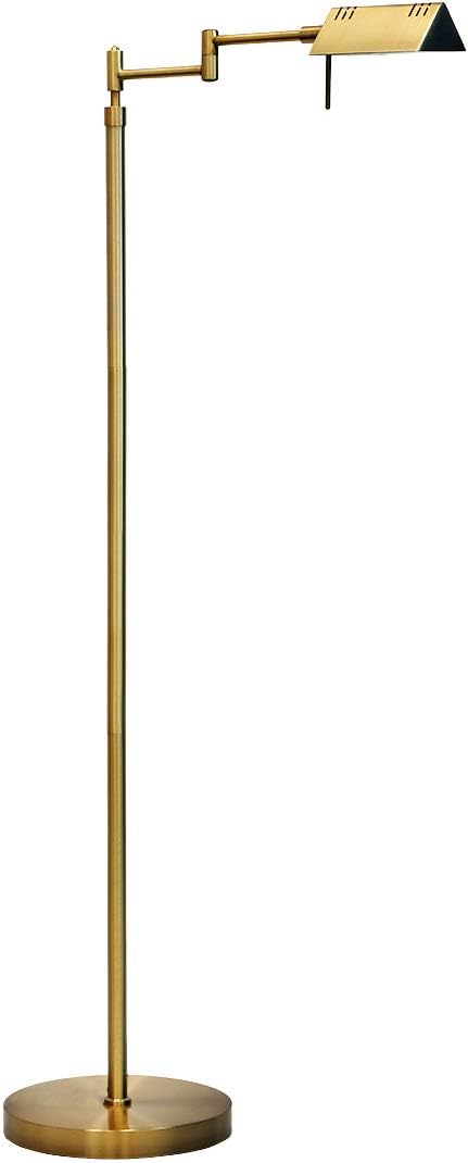 Dimmable LED Pharmacy Floor Lamp, 12W LED, Full Range Dimming, 360 Degree Swing