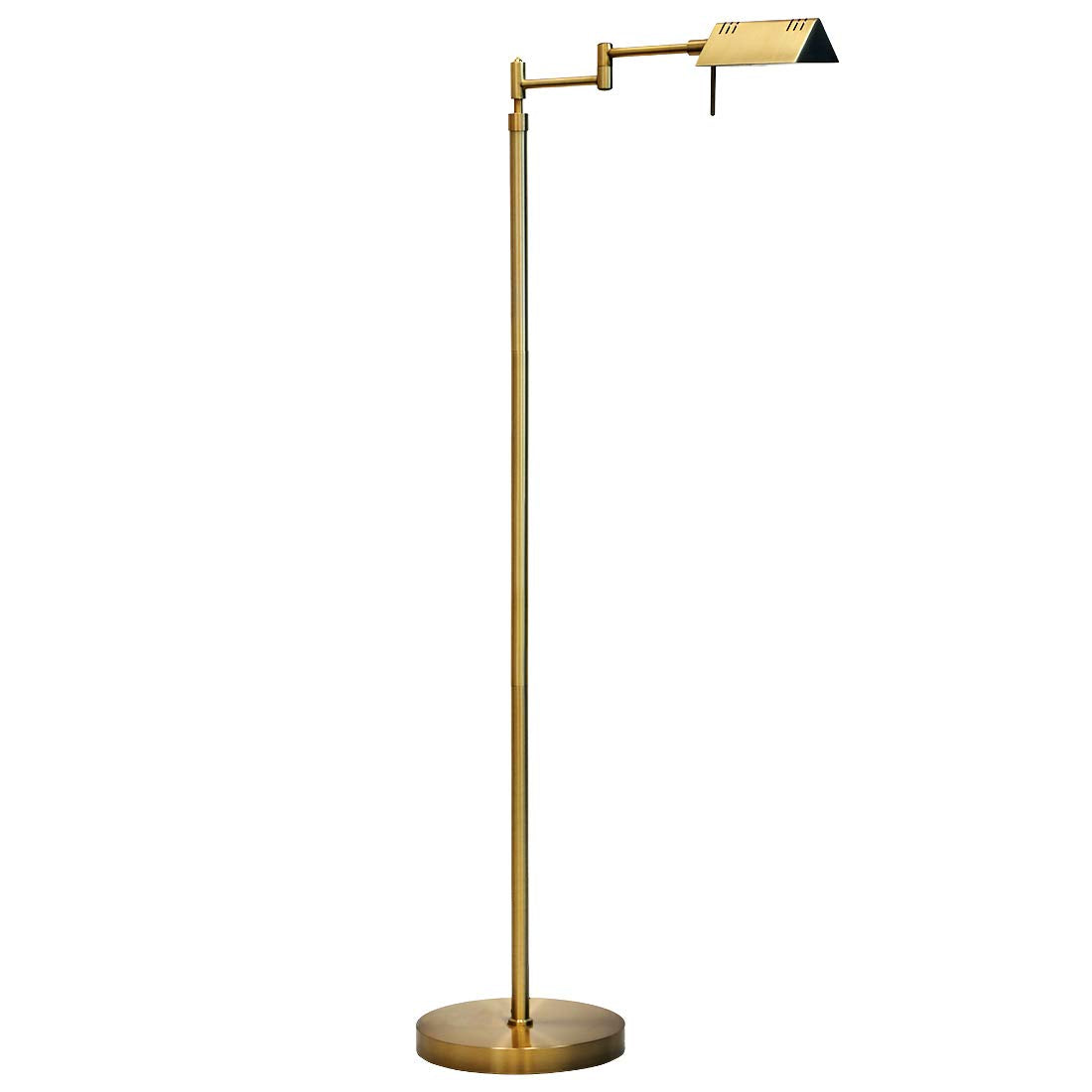 Dimmable LED Pharmacy Floor Lamp, 12W LED, Full Range Dimming, 360 Degree Swing