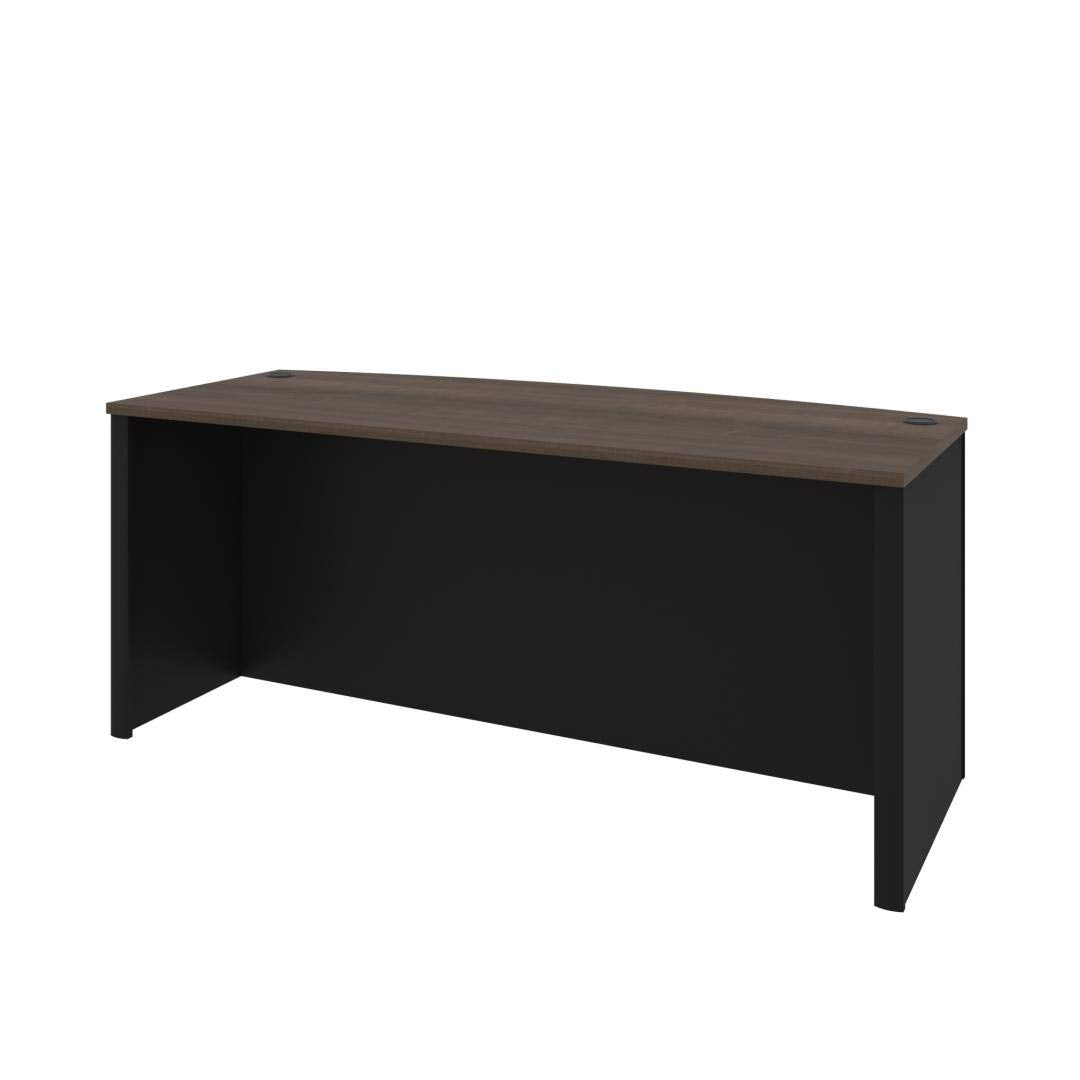 Connexion Desk Shell, 72W, Antigua & Black, Professional Workstation