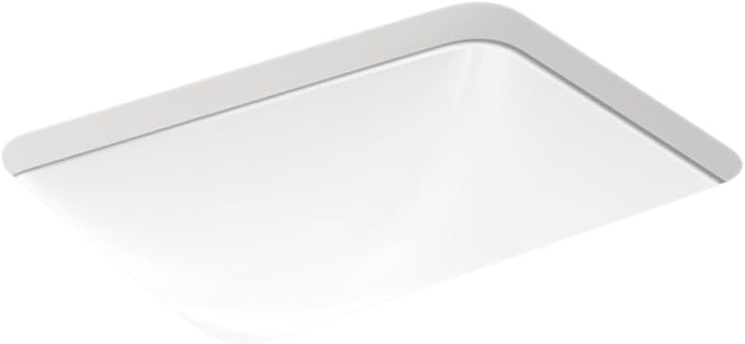 20000-0 Caxton Rectangle Undermount Bathroom Sink with Overflow Drain