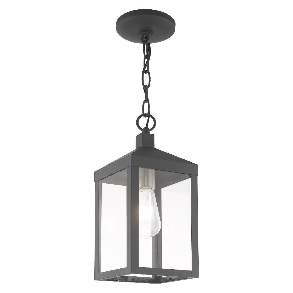 Lighting 1 Light Antique Brass Outdoor Pendant Lantern