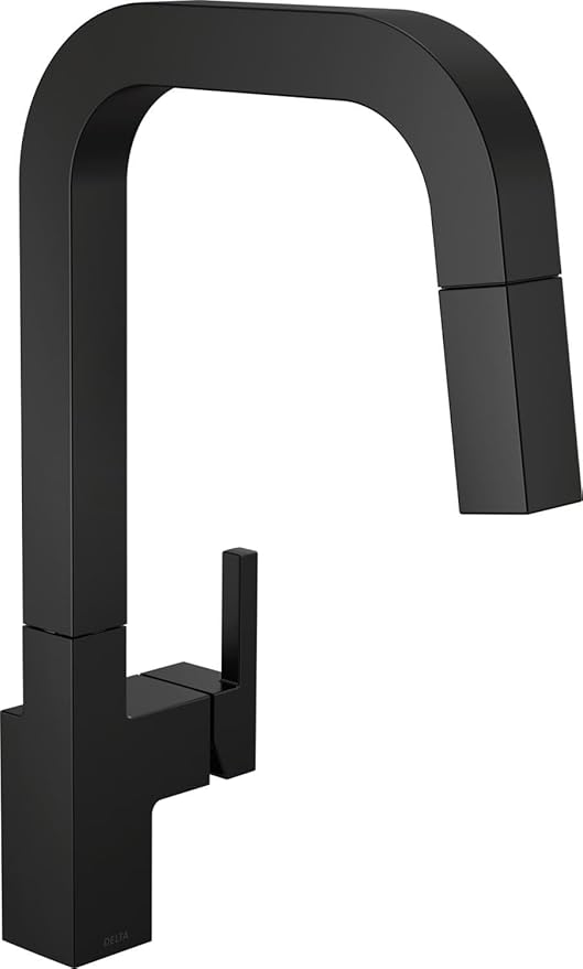 Faucet Junction Brushed Nickel Kitchen Faucet, Kitchen Faucets with Pull Down Sprayer