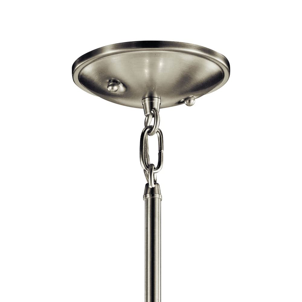 3 Light Round Semi Flush with Satin Etched White Diffuser and White Microfiber