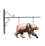 3D Antique Bear Sculptures with Bracket & Arrow