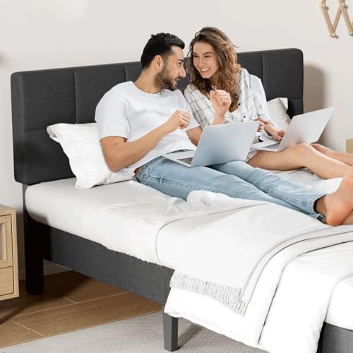 Queen Size Bed Frame, Upholstered Bed Frame