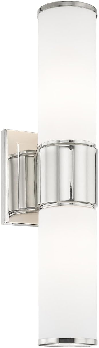 52122-35 Transitional Two Wall Sconce/Bath Light from Weston Collection in Polished