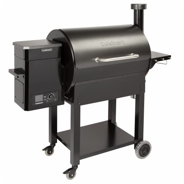 Grill and Smoker, 52"x24.5"x49.3", Deluxe Wood Pellet Grill