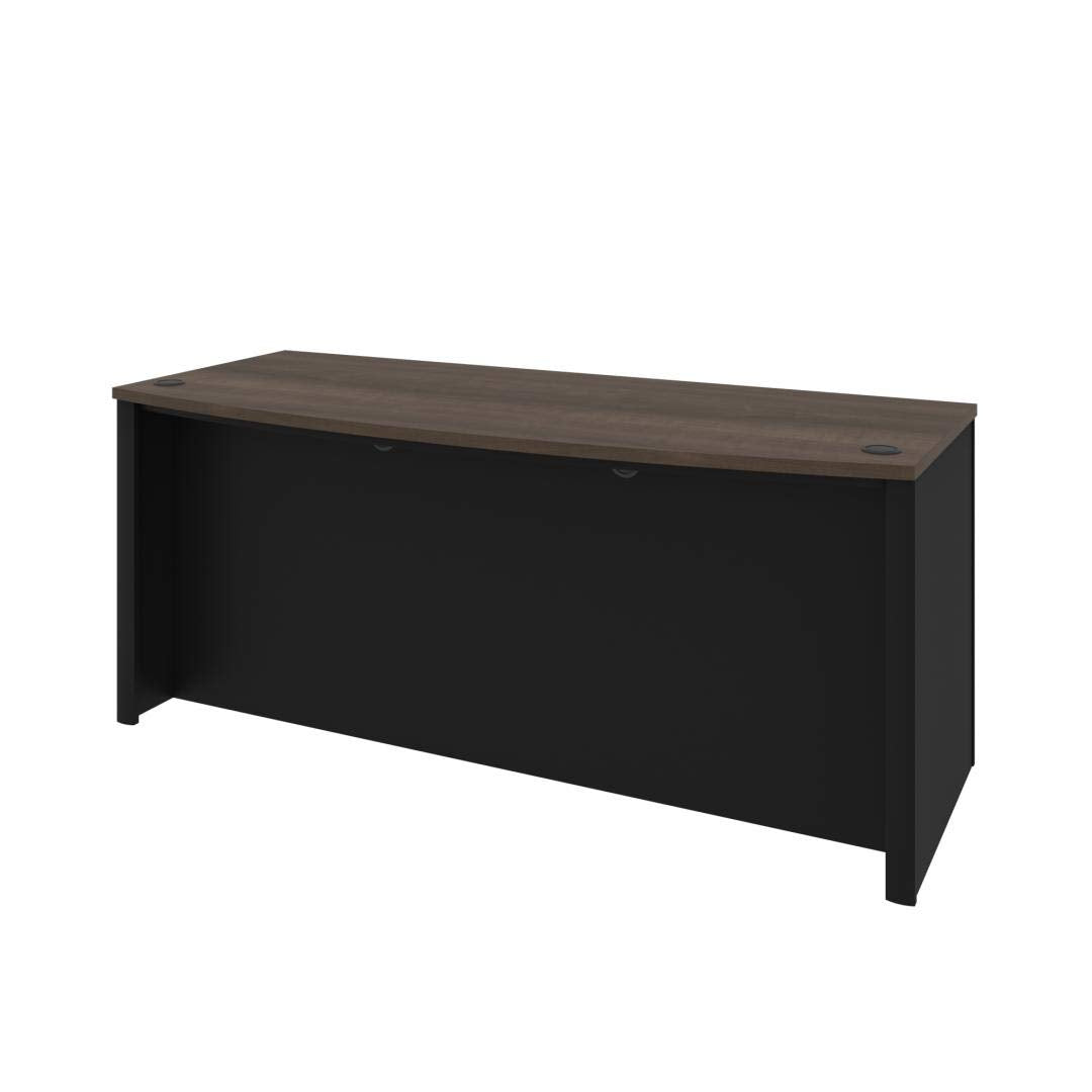 Connexion Desk Shell, 72W, Antigua & Black, Professional Workstation