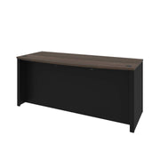Connexion Desk Shell, 72W, Antigua & Black, Professional Workstation
