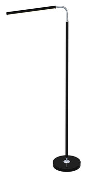 3298-01 Wanda LED Floor Lamp, Black/Chrome