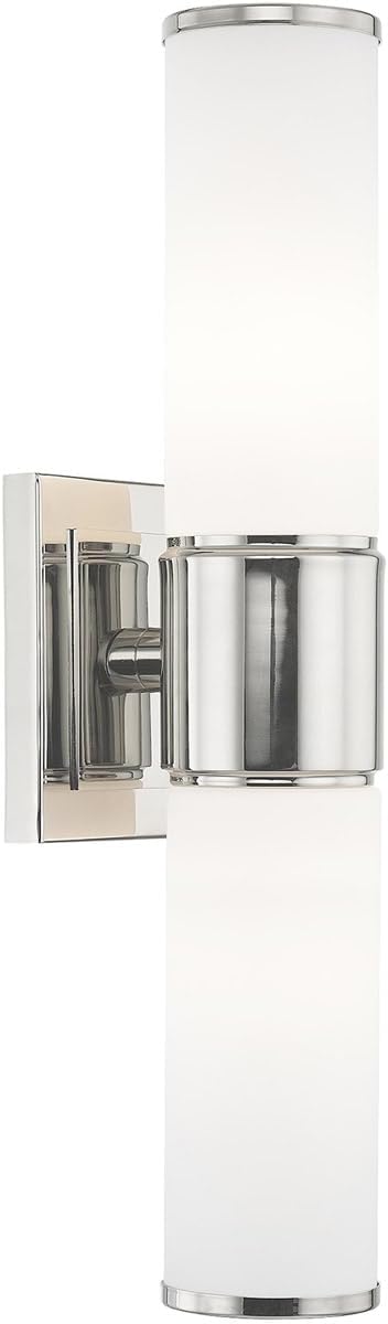 52122-35 Transitional Two Wall Sconce/Bath Light from Weston Collection in Polished