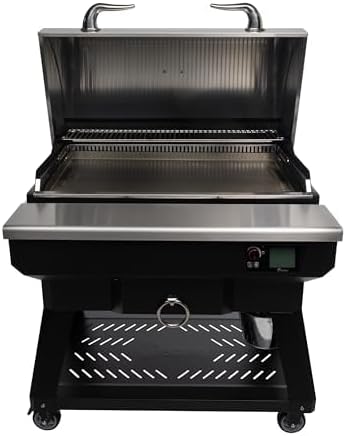 Pellet Grill SmokeStone 600, Outdoor Griddle Grill with Even Temperature
