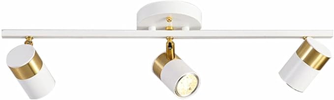 Black 5 Lights Spot Fixture Matte Black LED Track Lighting Fixtures Modern Flush Mount