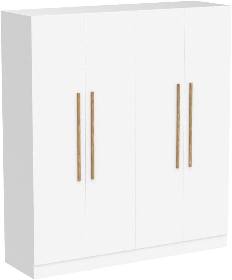 4 Door Wardrobe Armoires and Wardrobes with Storage Shelevs