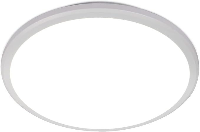 DELIPOP 4 Pack 12 Inch Ceiling Light, IP54 Waterproof 24W Surface LED Ceiling Light for Indoor/Outdoor, Round Ceiling Light Fixture for Bathroom, Bedroom, Kitchen, Hallway, Balcony