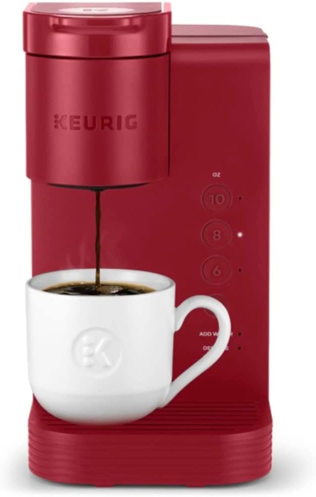 K-Express Essentials Single Serve K-Cup Pod Coffee Maker, Red, Regular