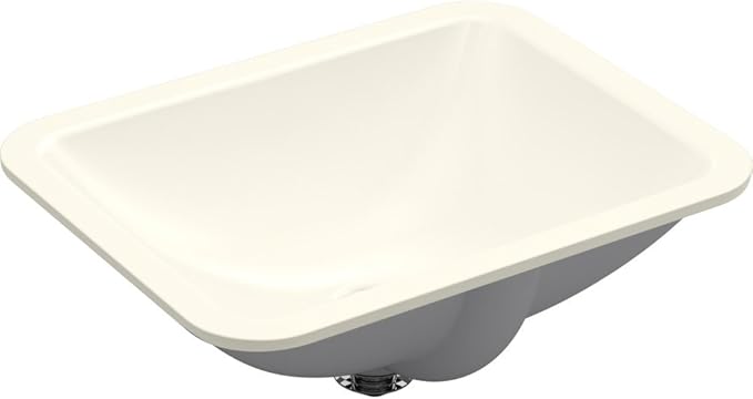 20000-0 Caxton Rectangle Undermount Bathroom Sink with Overflow Drain