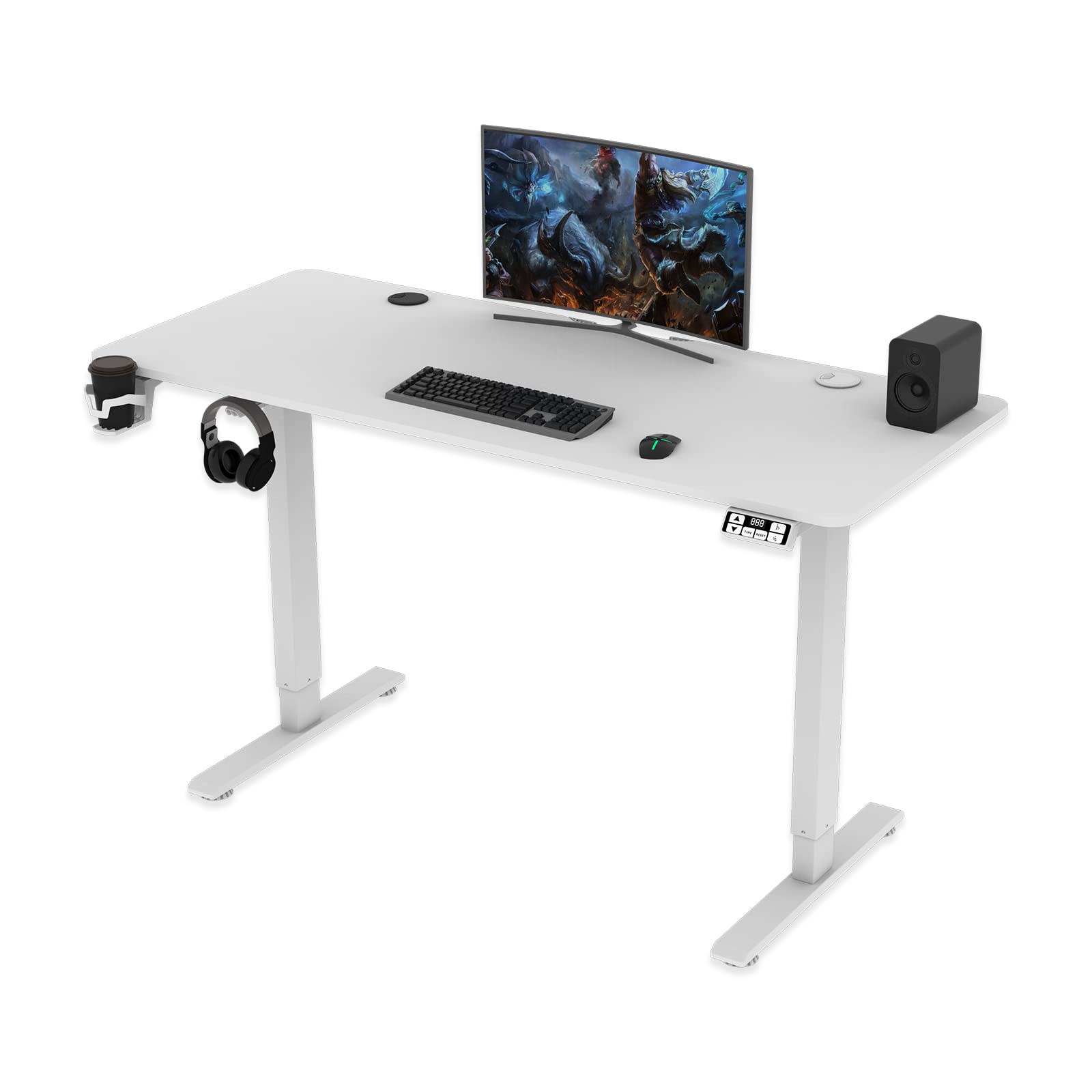 55x24inch Adjustable Desk Stand up Desk Electric Standing Desk Adjustable