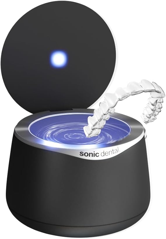 Cleaning Pod, 43kHz Ultrasonic Retainer Cleaner Machine for Dentures, Mouth Guards