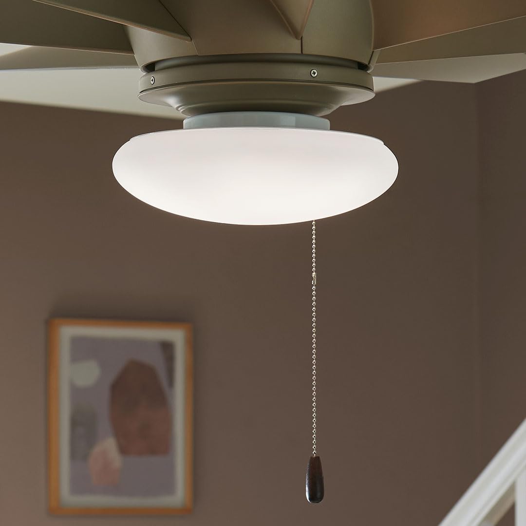 Universal LED Fan Light Kit White, 10"