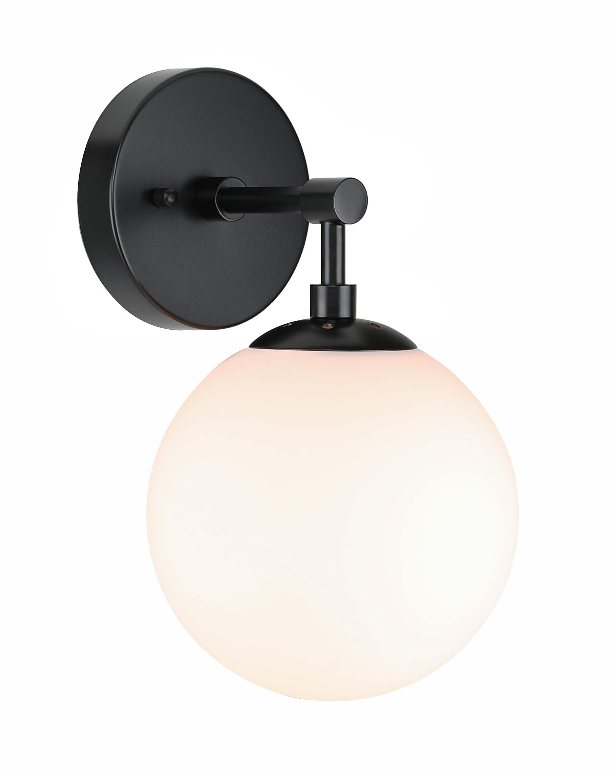 Wall Light 1 Light Vintage Wall Sconce with Globe Glass