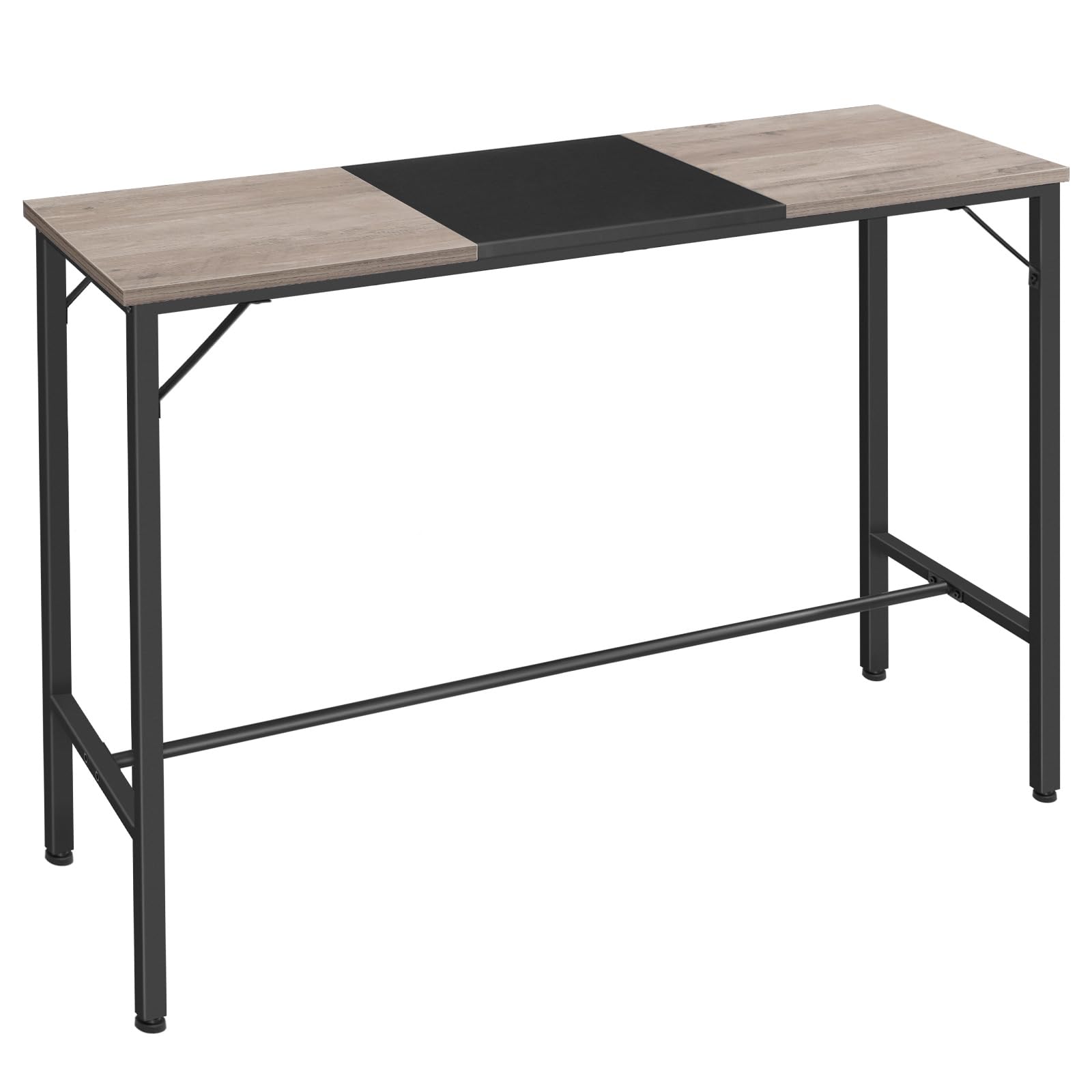 Bar Table, 47.1" Rectangular Pub Table, Tall Counter Height Pub Table