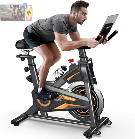 Stationary Bike for Home 350 lb Weight Capacity, Magnetic Workout Bike
