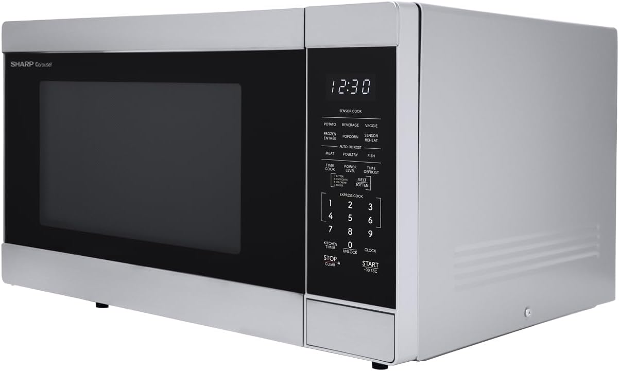 Microwave Oven with Removable 13.6" Carousel Turntable